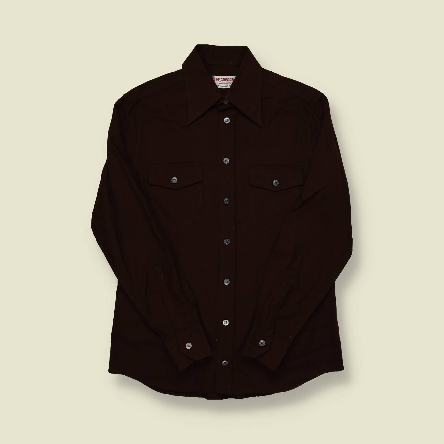 1970s McGregor Permanent Press Western Shirt - S