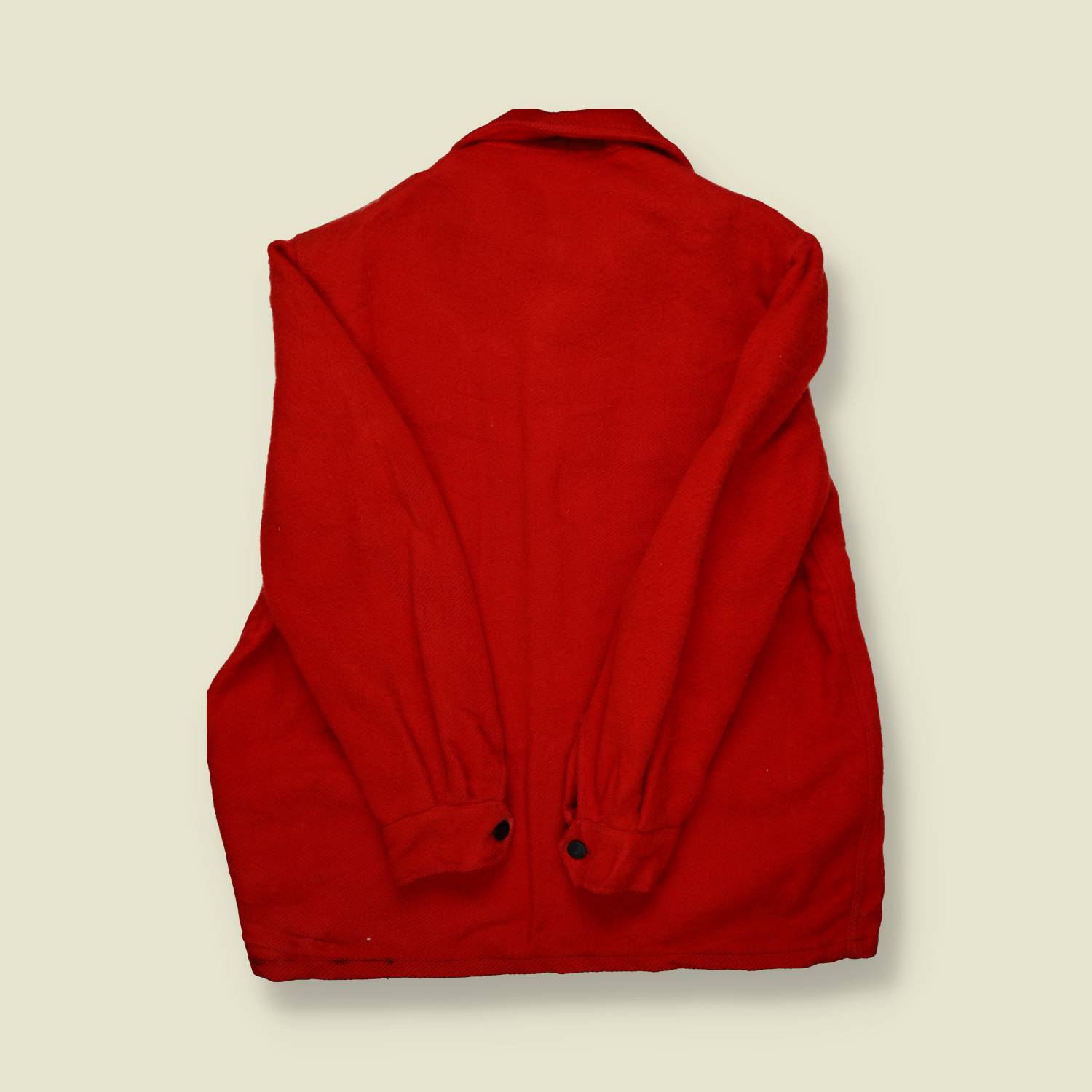 1940s–50s Red Wool Hunting Jacket - L