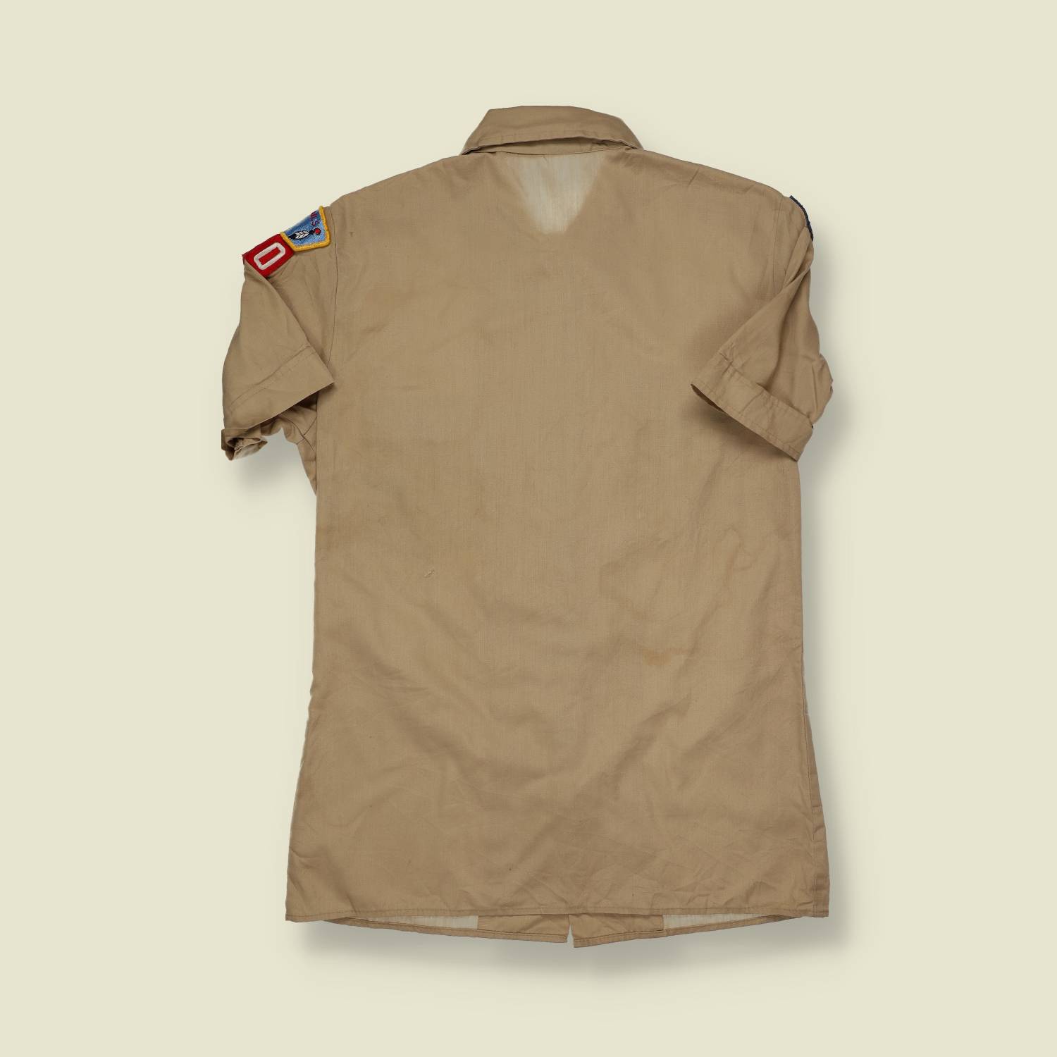 1980s Boy Scouts of America Uniform Shirt – Patched - S