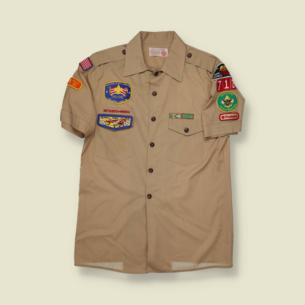 1985 Boy Scouts of America Jamboree Uniform Shirt – Patched - S/M