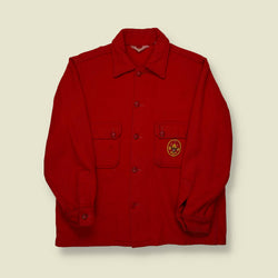1980s BSA Red Wool Jacket with Patch - M