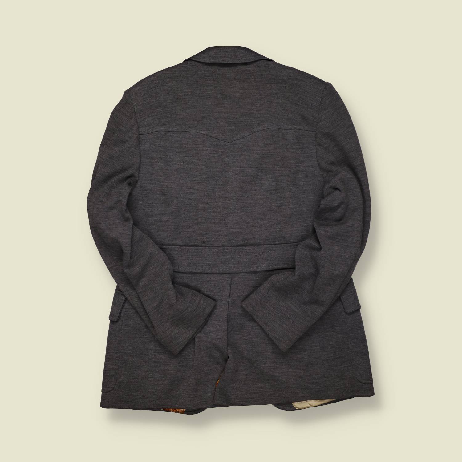 1970s | Cortofil | Sports Coat – Charcoal with Printed Lining - S