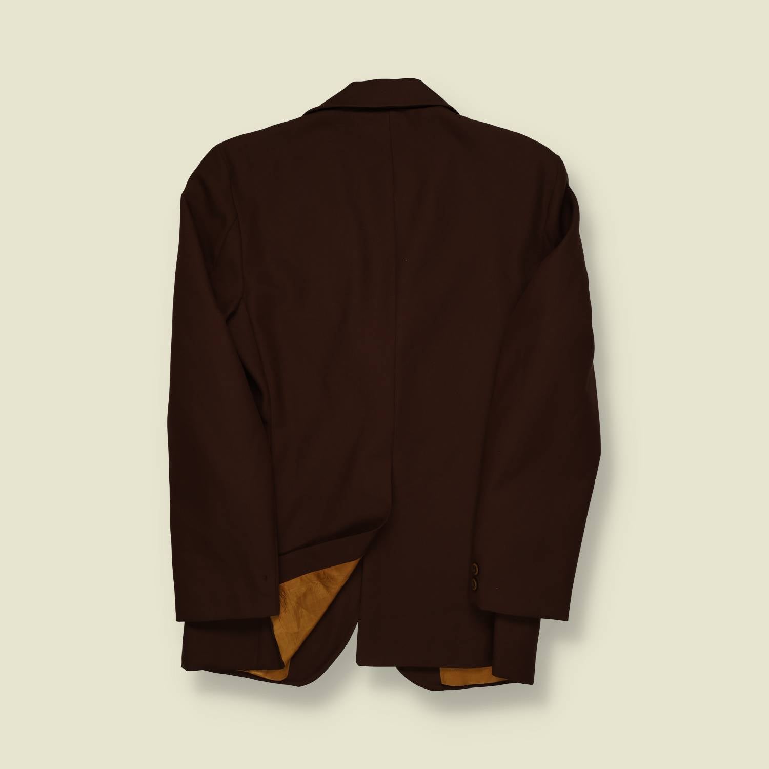 1970s | Unbranded | Sports Coat – Chocolate Brown - XS
