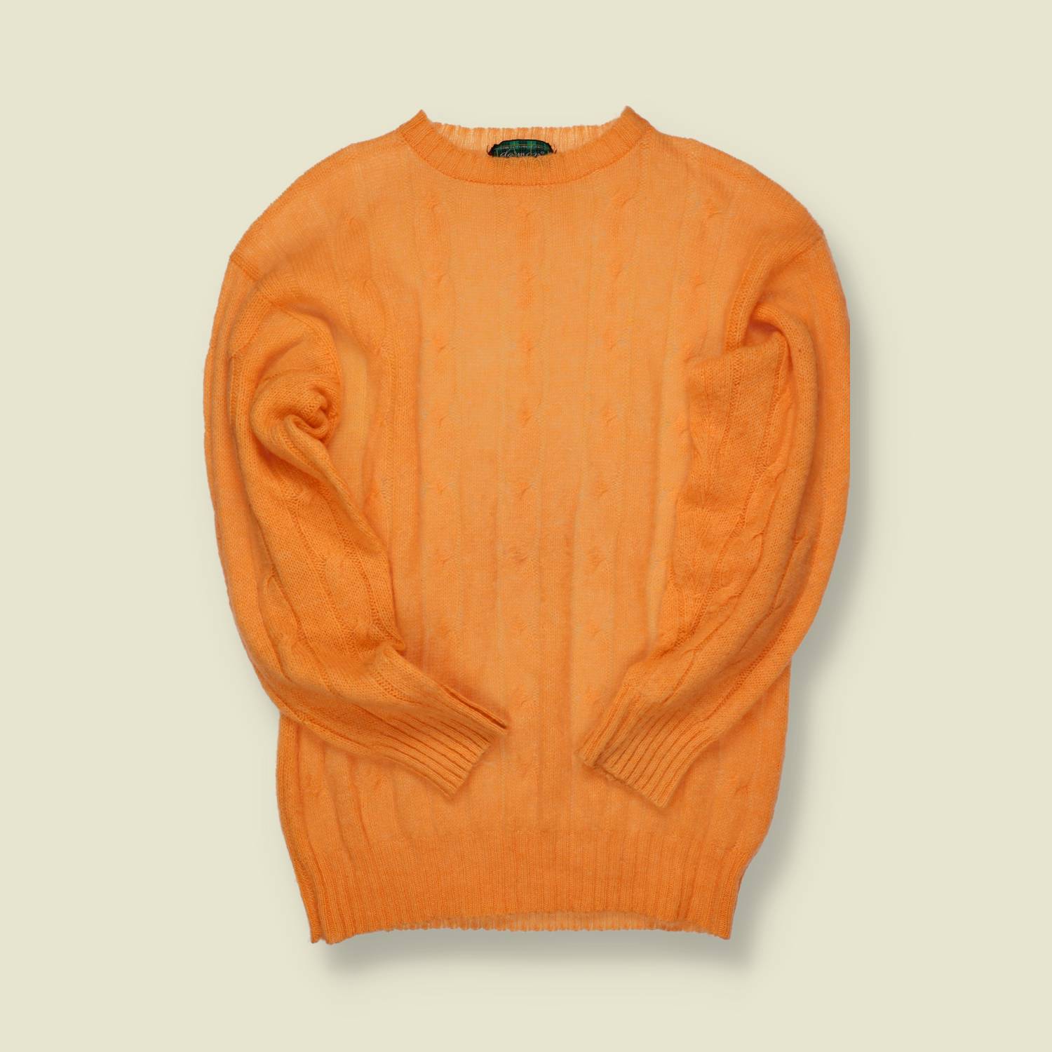 1980s | Darman | Shetland Wool Knit – Melon - M/L