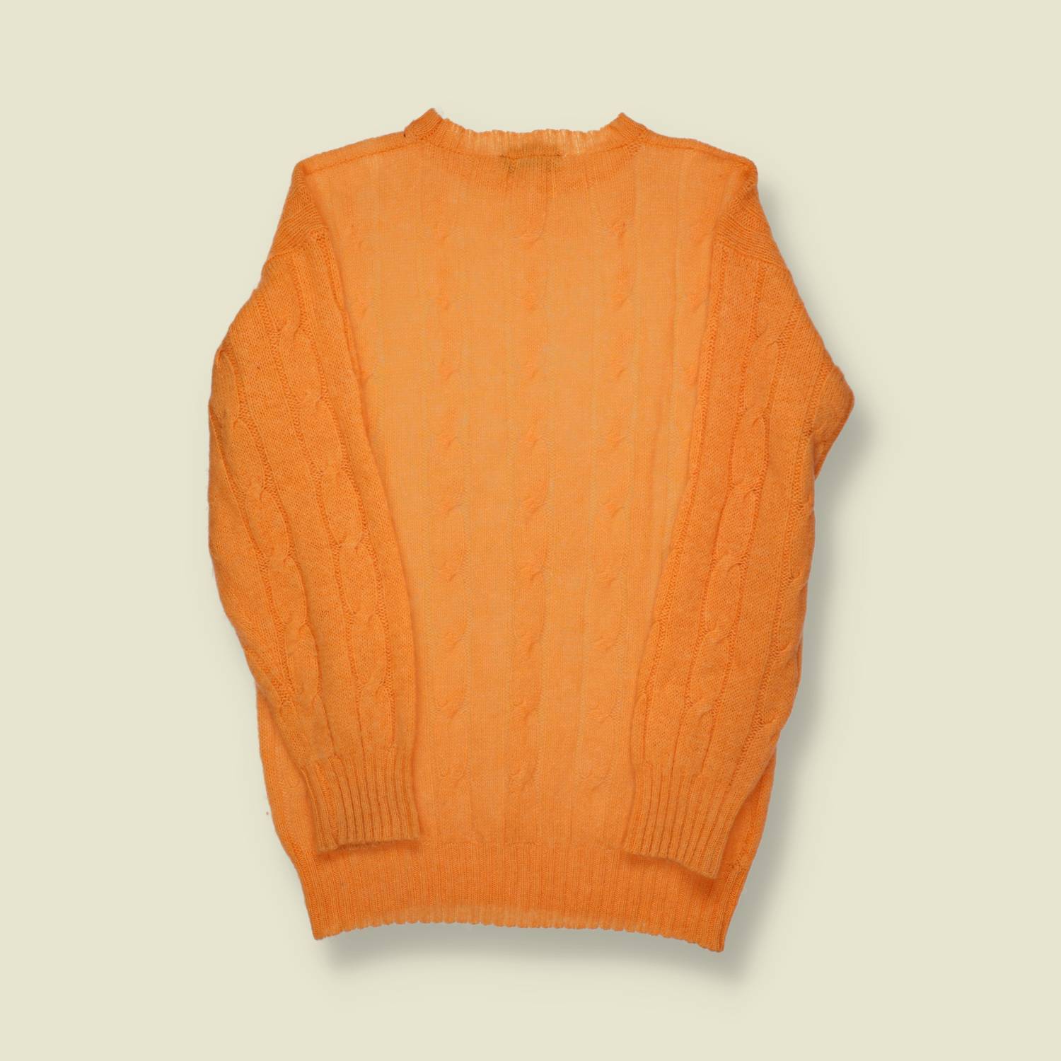 1980s | Darman | Shetland Wool Knit – Melon - M/L