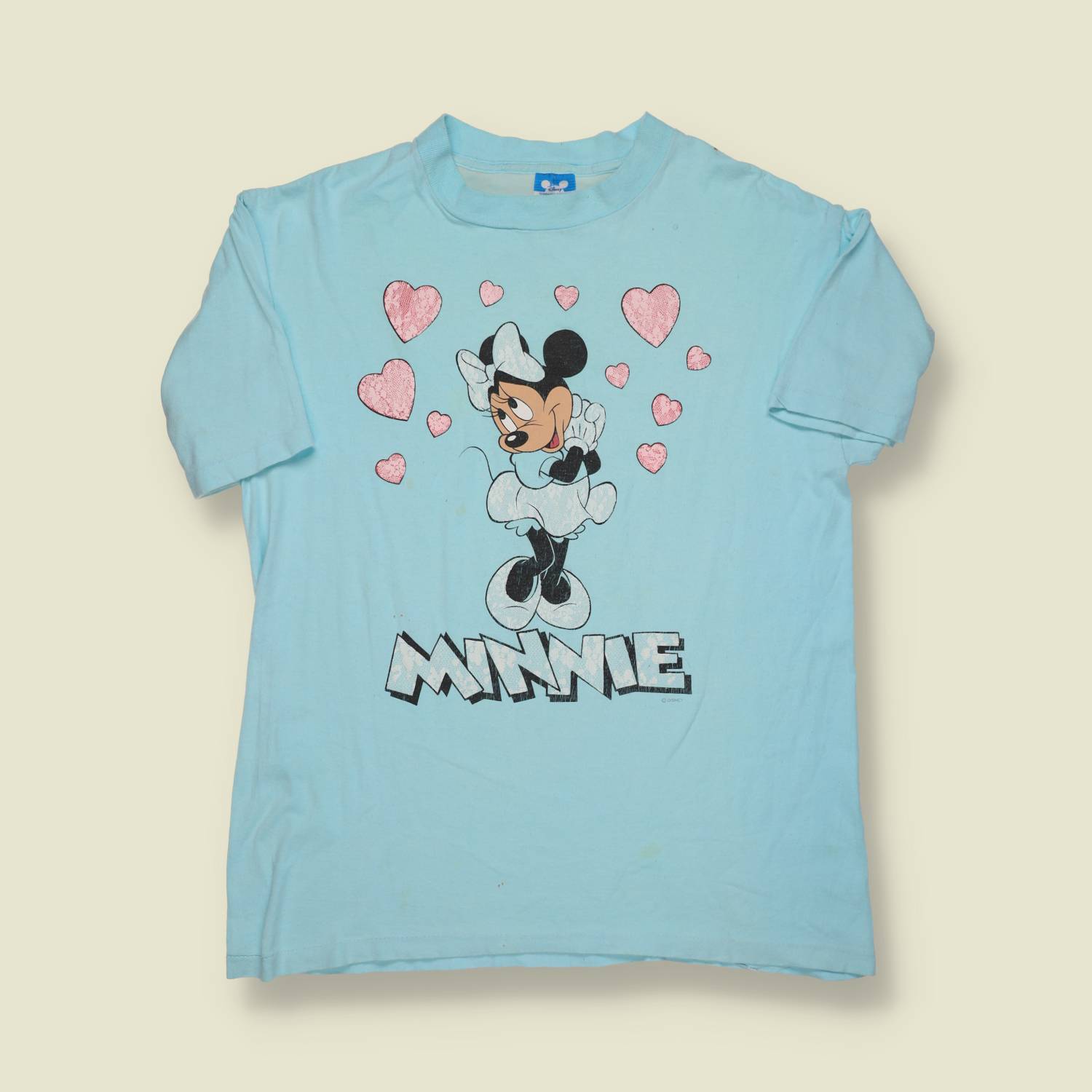 1980s | Disney Character Fashions | Minnie T-Shirt – Powder Blue - S