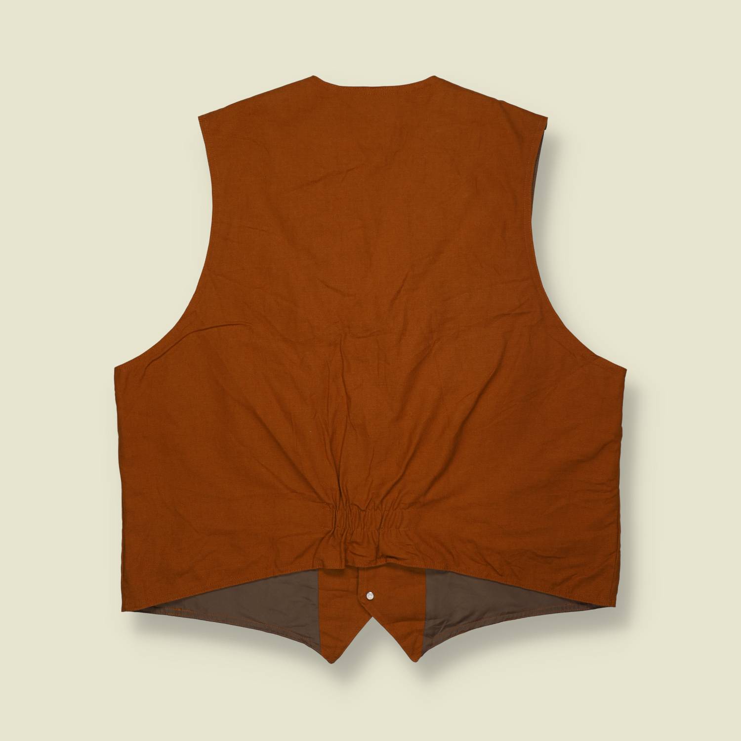 1980s–90s | Houston | “All Breeds Livestock Sales Committee” Work Vest – Brown - M