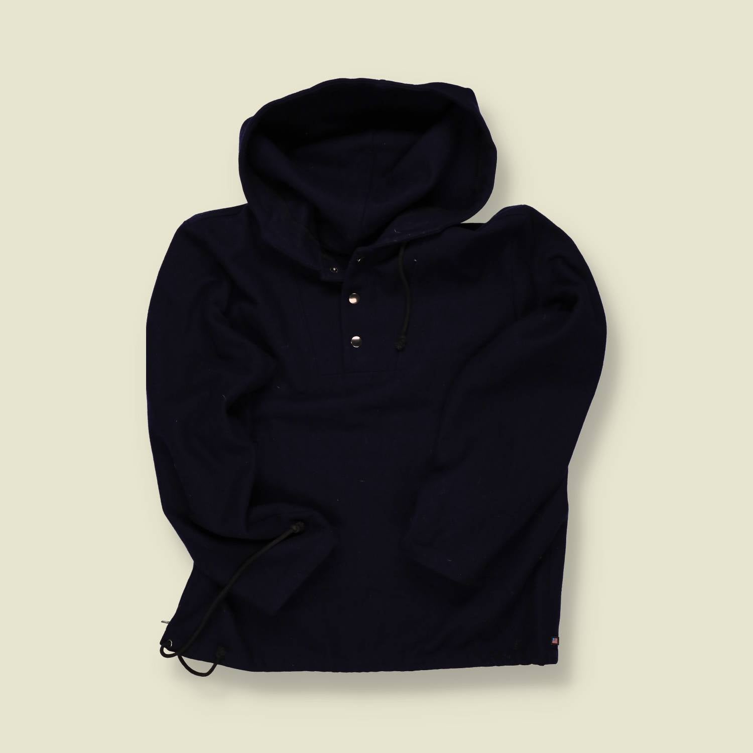 1990s | Ralph Lauren | Wool Smock – Navy - M