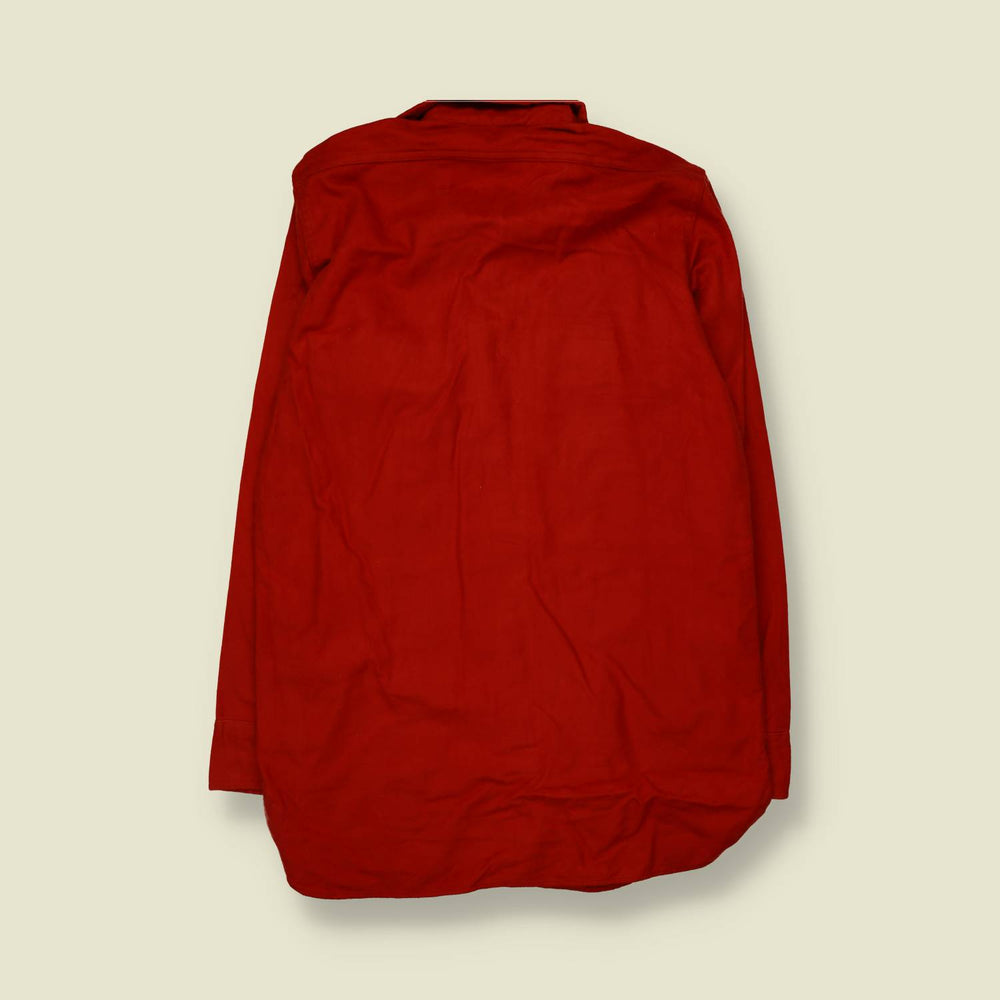 1980s | Woolrich | Chamois Shirt | Orange - XL