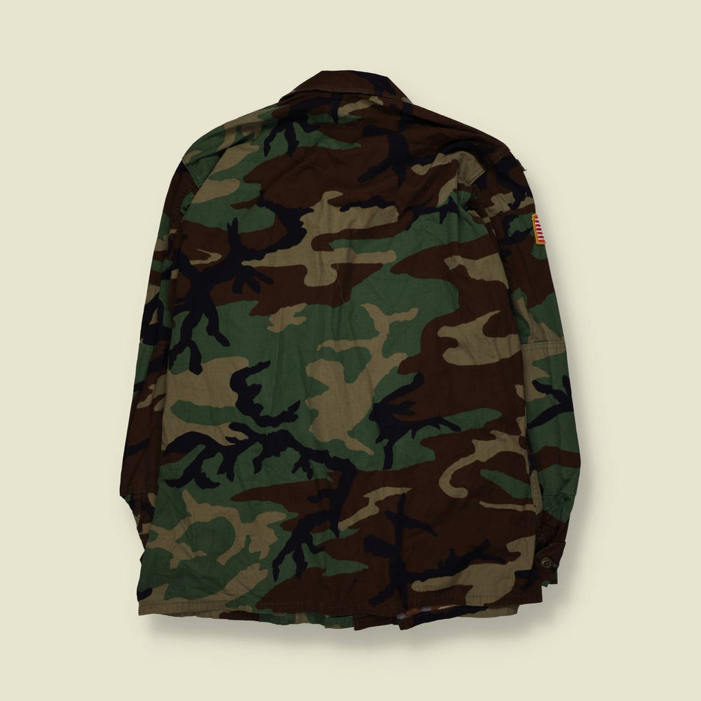 1980s–1990s U.S. Army | Woodland BDU Shirt | Camouflage - XL