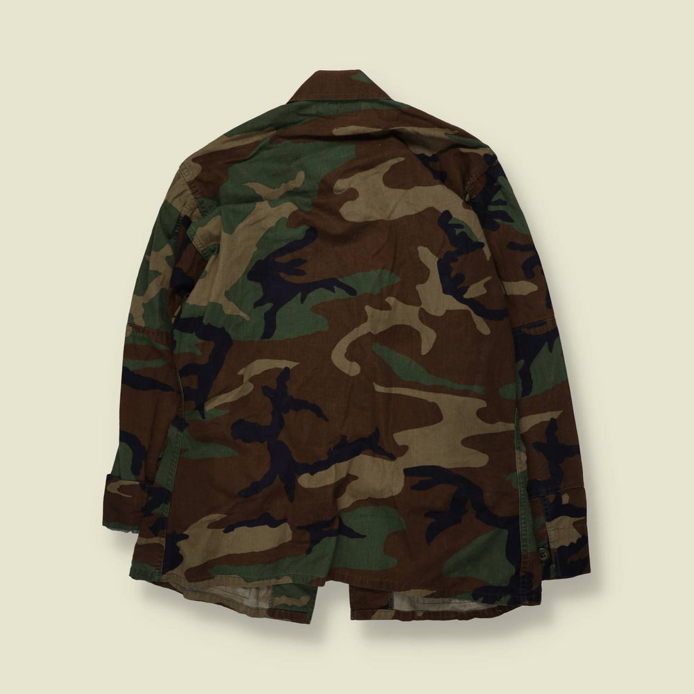 1980s–1990s U.S. Army | Woodland BDU Shirt | Camouflage - XS