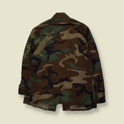 1980s–1990s U.S. Army | Woodland BDU Shirt | Camouflage - XS