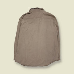 1990s | Woolrich | Denim Shirt | Beige - 3XL