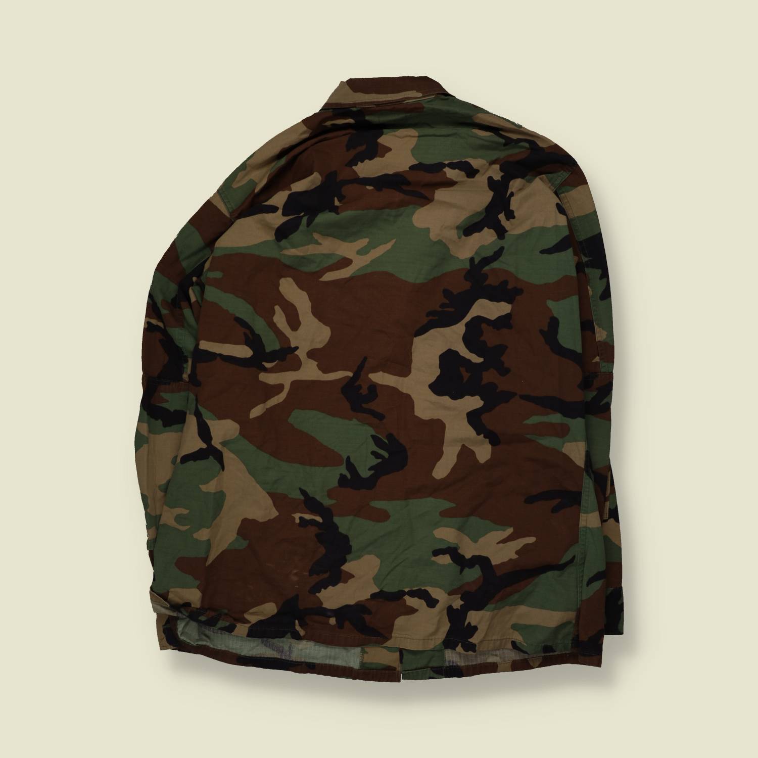 1980s–1990s U.S. Army | Woodland BDU Shirt | Camouflage - 2XL