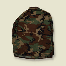 1980s–1990s U.S. Army | Woodland BDU Shirt | Camouflage - 2XL
