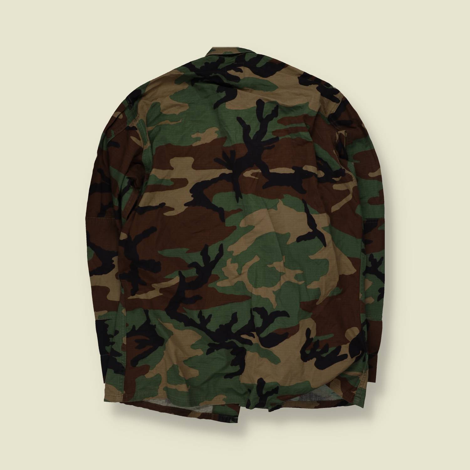 1980s–1990s U.S. Army | Woodland BDU Shirt | Camouflage - 2XL
