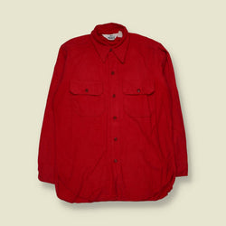 1970s–1980s | Woolrich | Chamois Shirt | Red - L