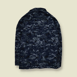 2000s–2010s U.S. Navy | Digital Camouflage Shirt | Blue Camo - L