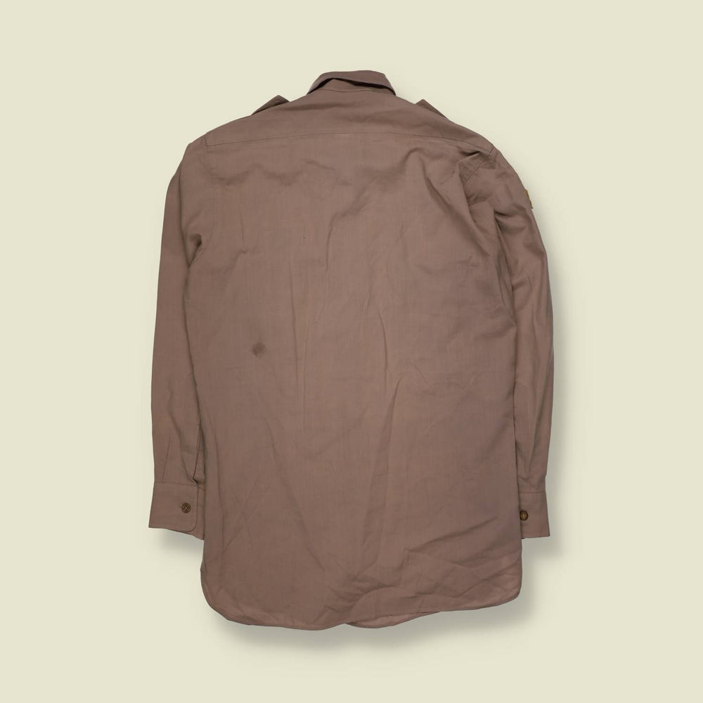 1960s Ukrainian American Youth Association | Uniform Shirt | Tan - S