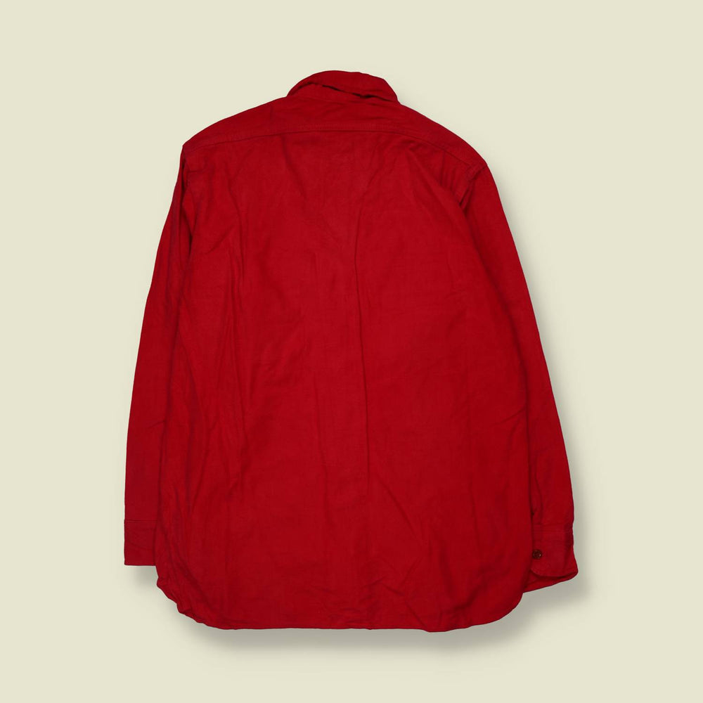 1970s–1980s | Woolrich | Chamois Shirt | Red - L
