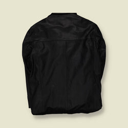 1990s Gipsy | Chunky Leather Coat | Black - XL