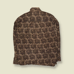 1990s–2000s Woolrich | Bison Print Shirt | Brown - 2XL