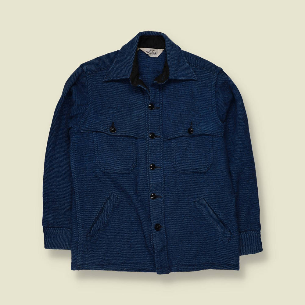 1970s Woolrich | Overshirt | Blue - S