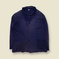 1980s | Chore Jacket | Blue - 2XL