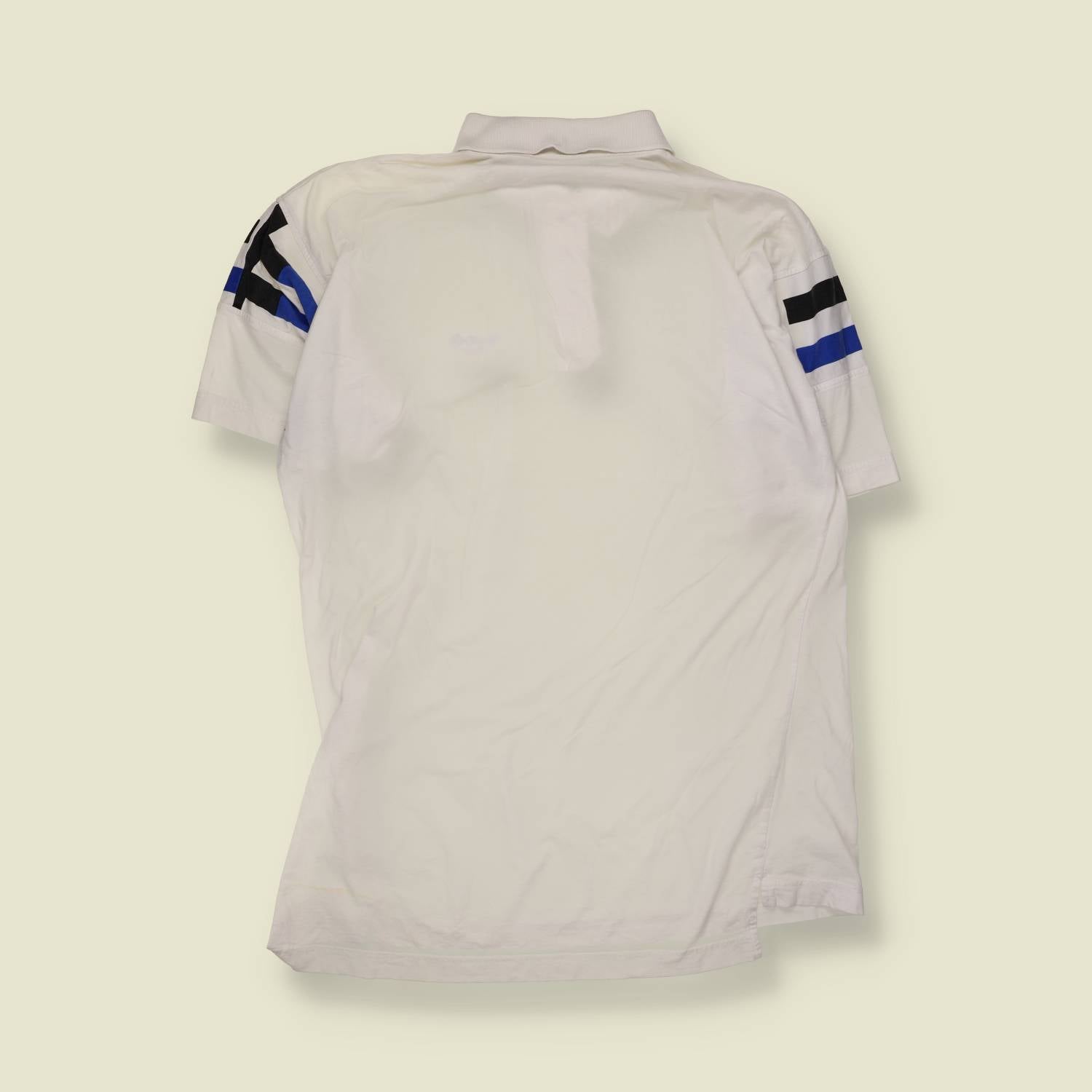 1990s Reebok | Polo Shirt | White - L