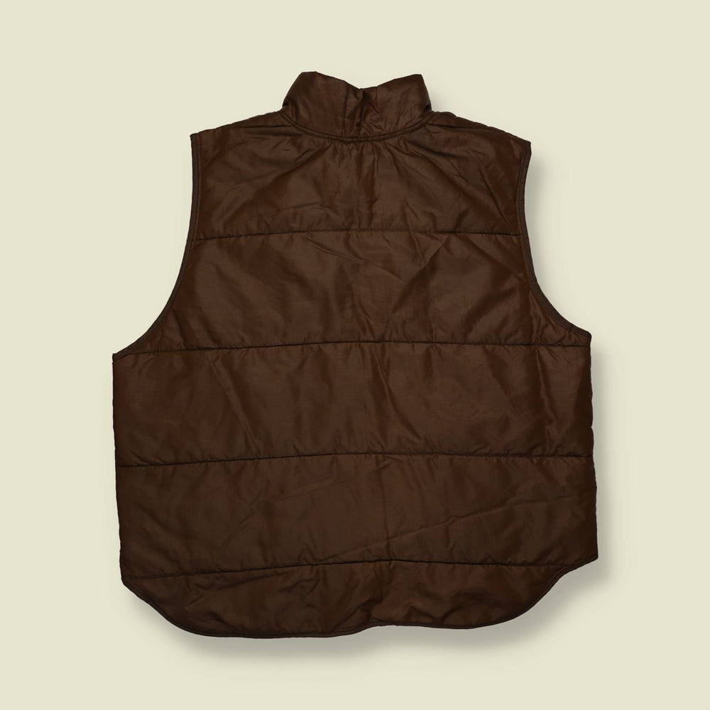 1970s–1980s | Big Smith | Brown | Padded Gilet - XL