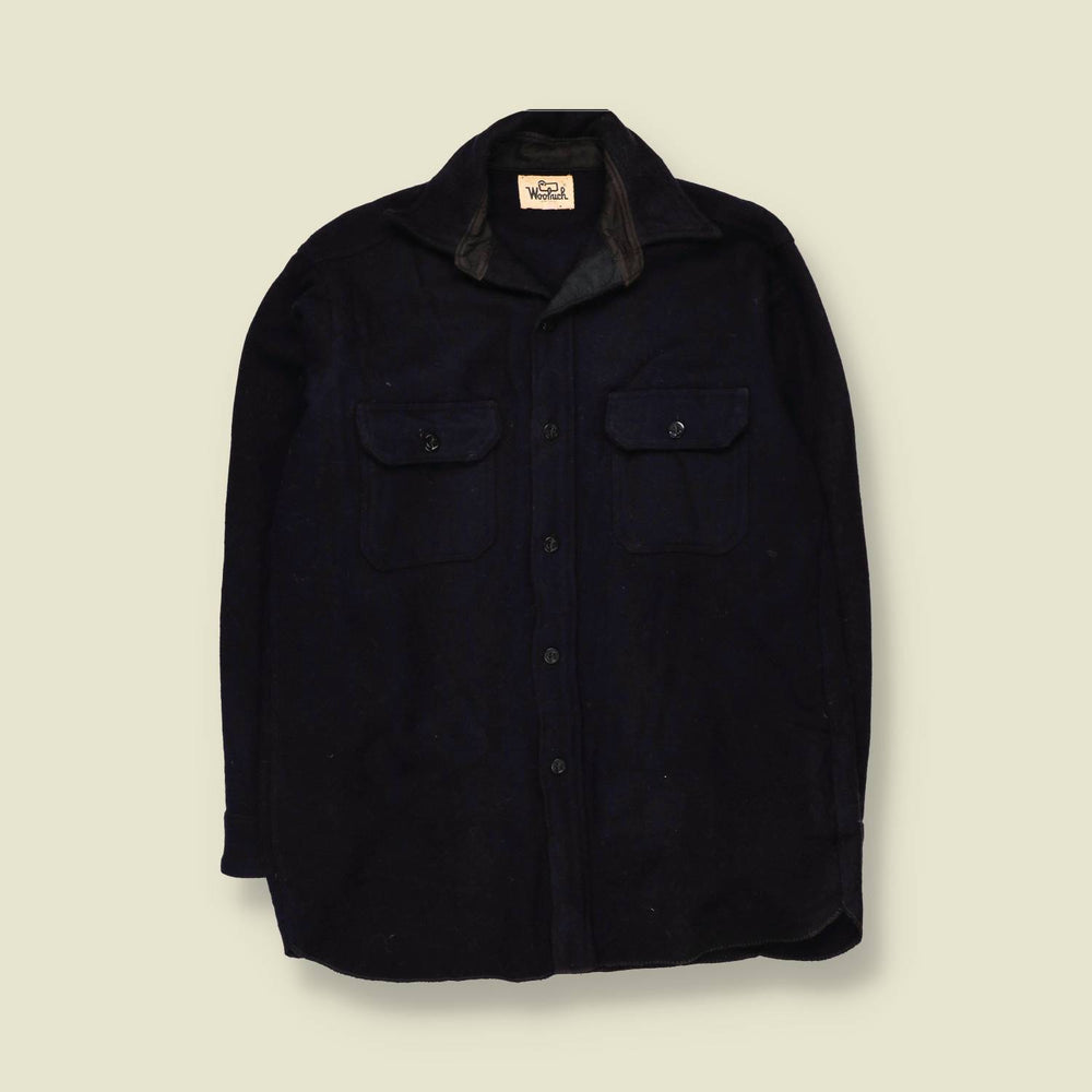 1960s | Woolrich | Overshirt | Dark Blue - M