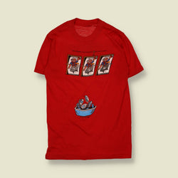 1970s | Claridge Casino Hotel | Novelty Graphic T-Shirt | Red - XXS