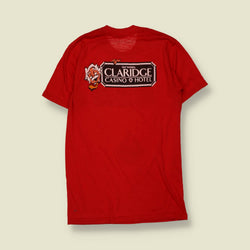 1970s | Claridge Casino Hotel | Novelty Graphic T-Shirt | Red - XXS