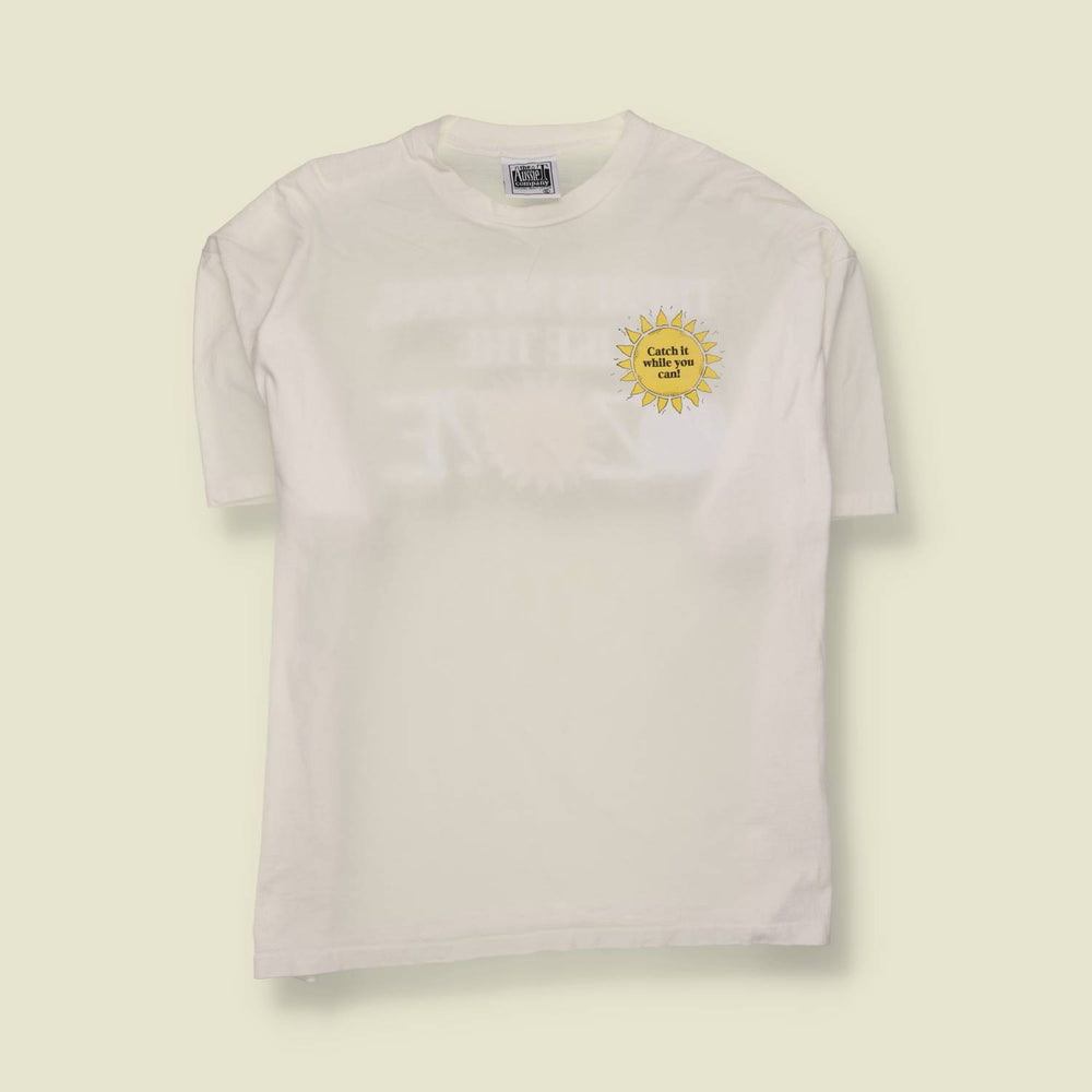 1990s | Aussie Tee | Ozone Graphic T-Shirt | White - 4XL