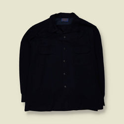 1970s | Pendleton | Board Shirt | Dark Blue - XL