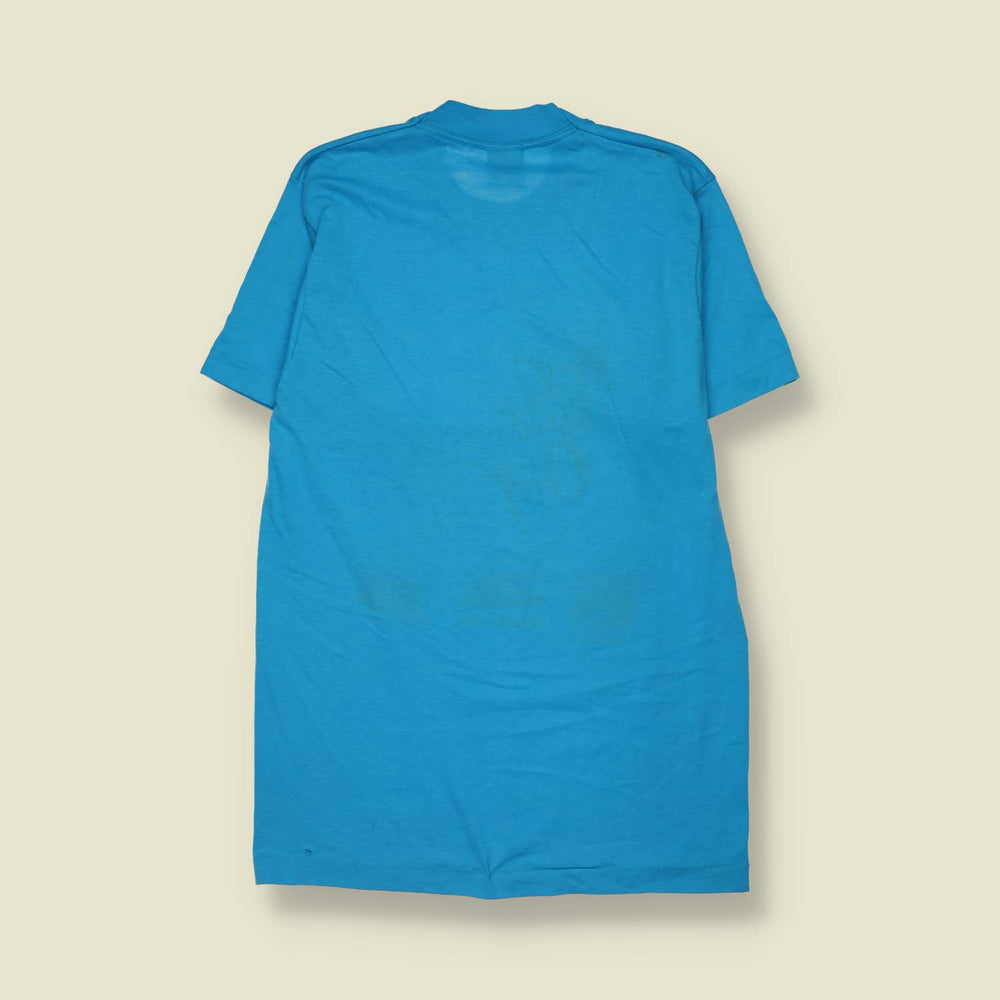 1980s | Key To The City 10K Graphic T-Shirt | Blue - XS