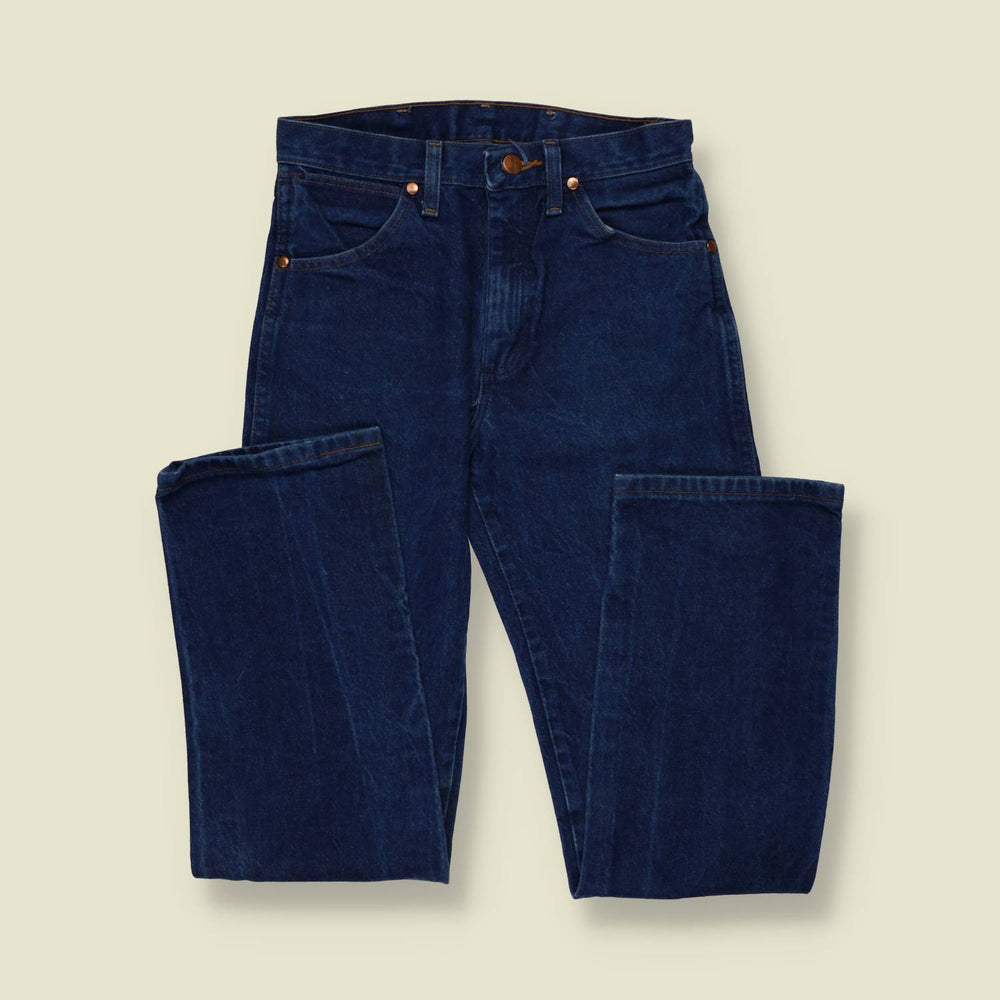 1980s | Wrangler | 13MWZ Made In Mexico Jeans | Dark Blue - w28