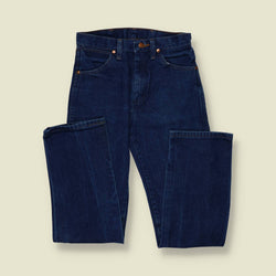 1980s | Wrangler | 13MWZ Made In Mexico Jeans | Dark Blue - w28