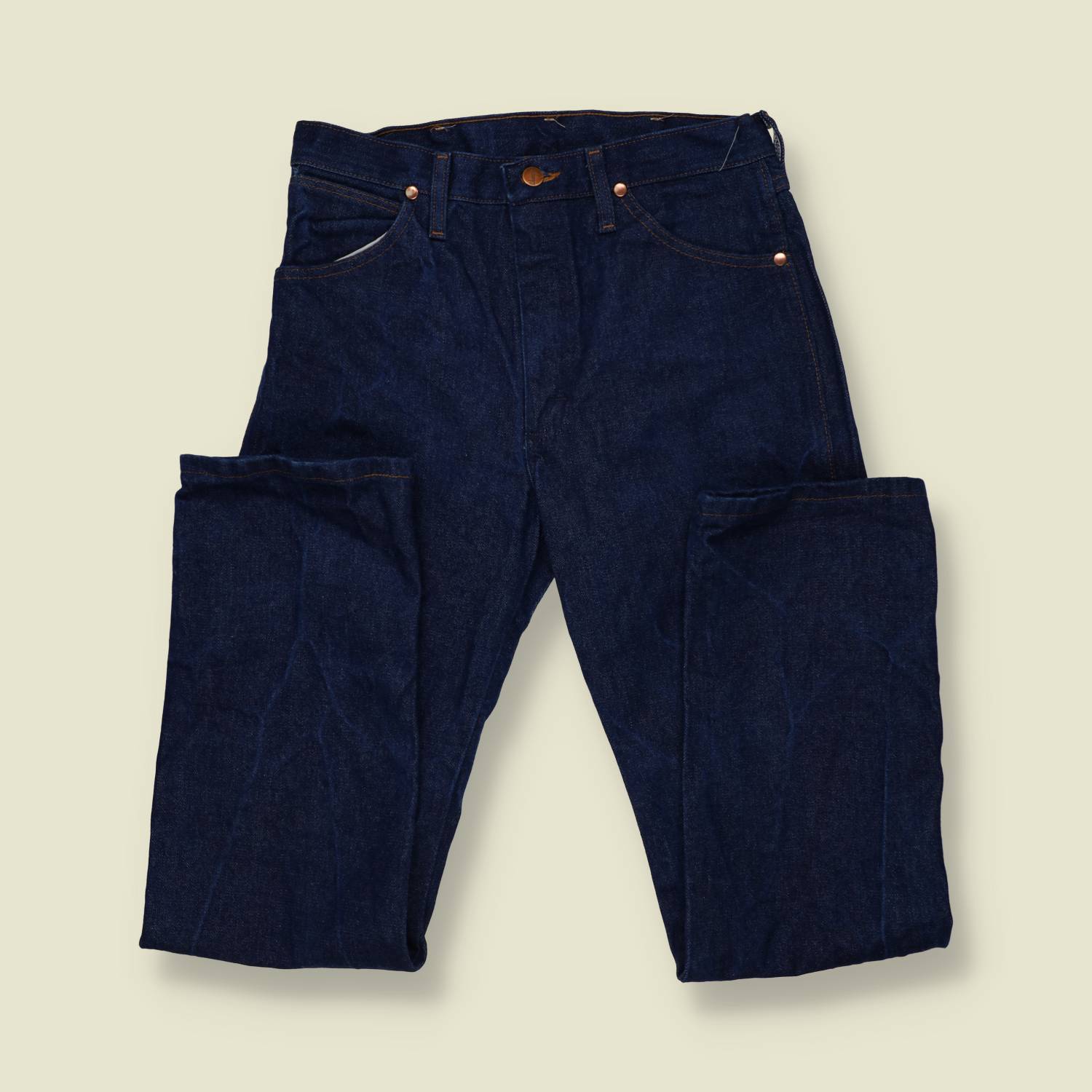 1980s | Wrangler | 13MWZ Made In Mexico Jeans | Dark Blue - w30