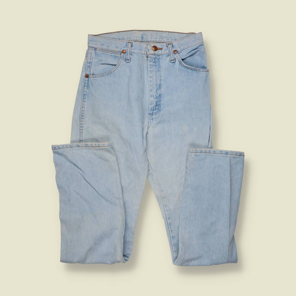 1980s–1990s | Wrangler | 14MWZ Jeans | Light Blue - w29