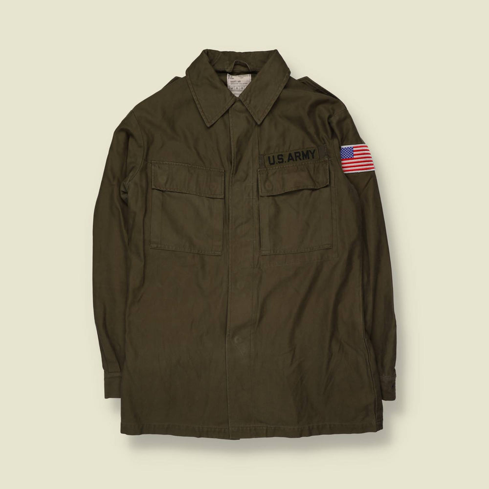 1984 U.S. Army | Utility Field Shirt | Olive Green - S