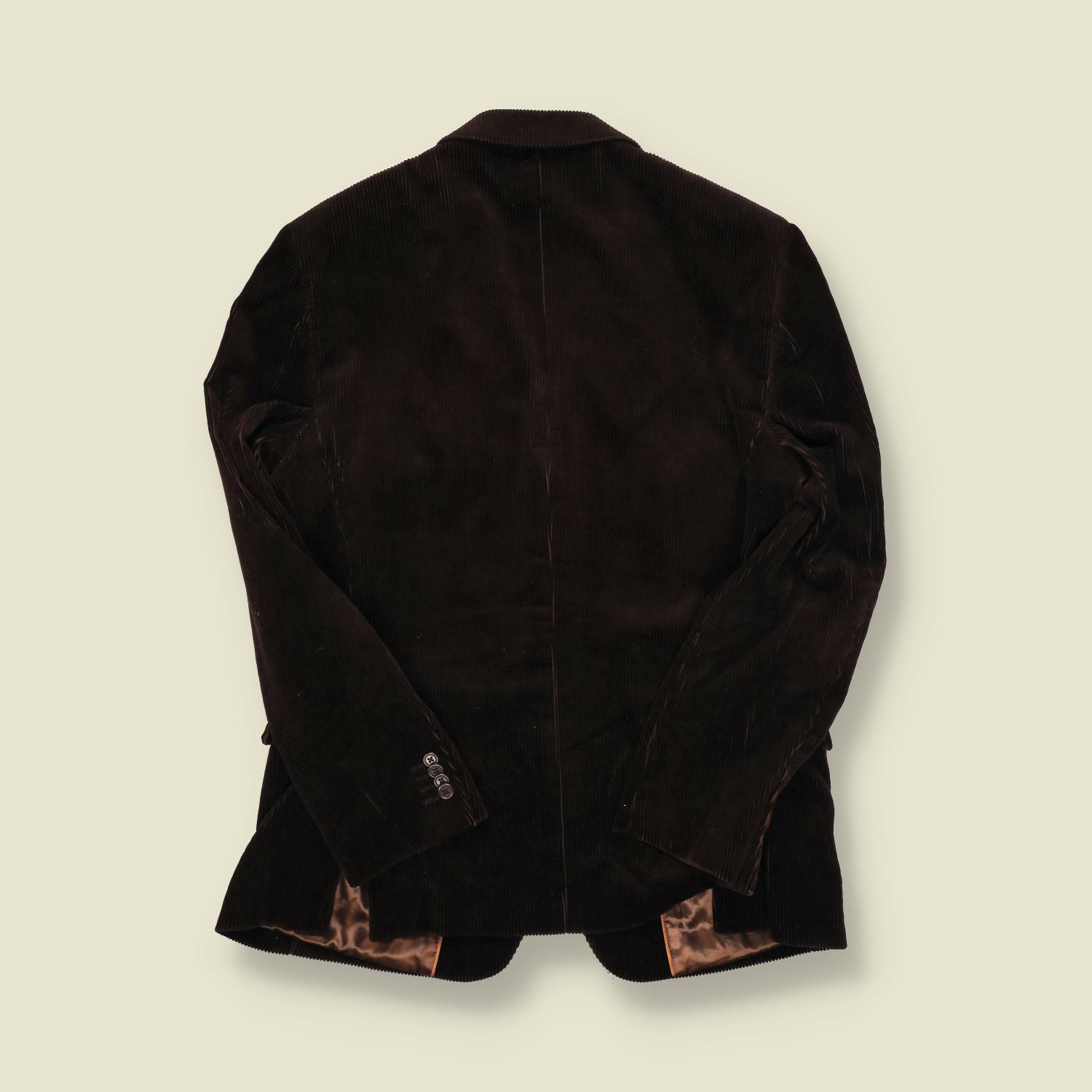 1970s–1980s | Unbranded | Corduroy Blazer – Chocolate Brown - S