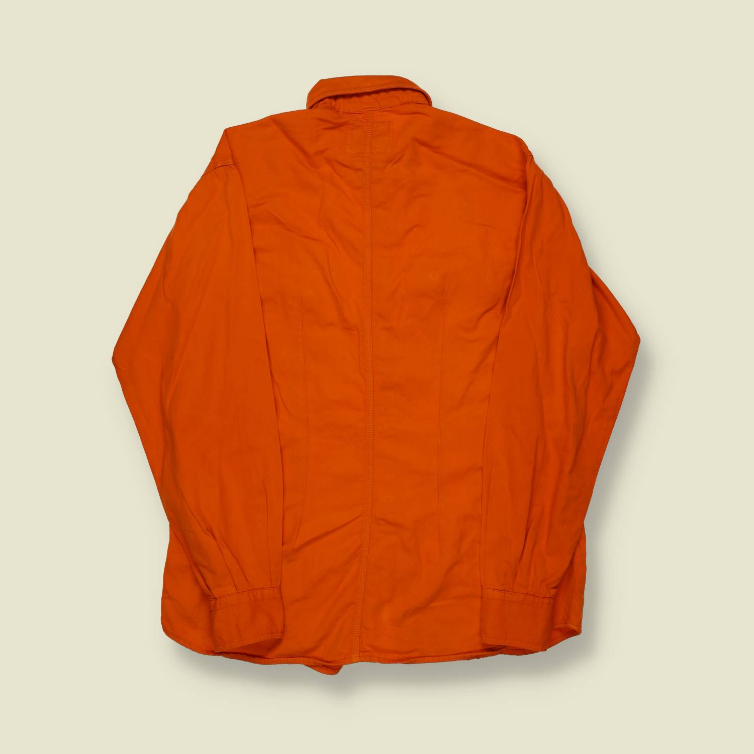 1990s | Holiday Shop | Western Snap-Front Shirt – Orange - S