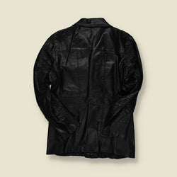 1970s | Windsor Leatherwear | Black Leather Jacket – Made in England - S