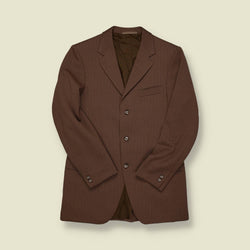 1960s | VIP Cook | Brown Textured Blazer - XS
