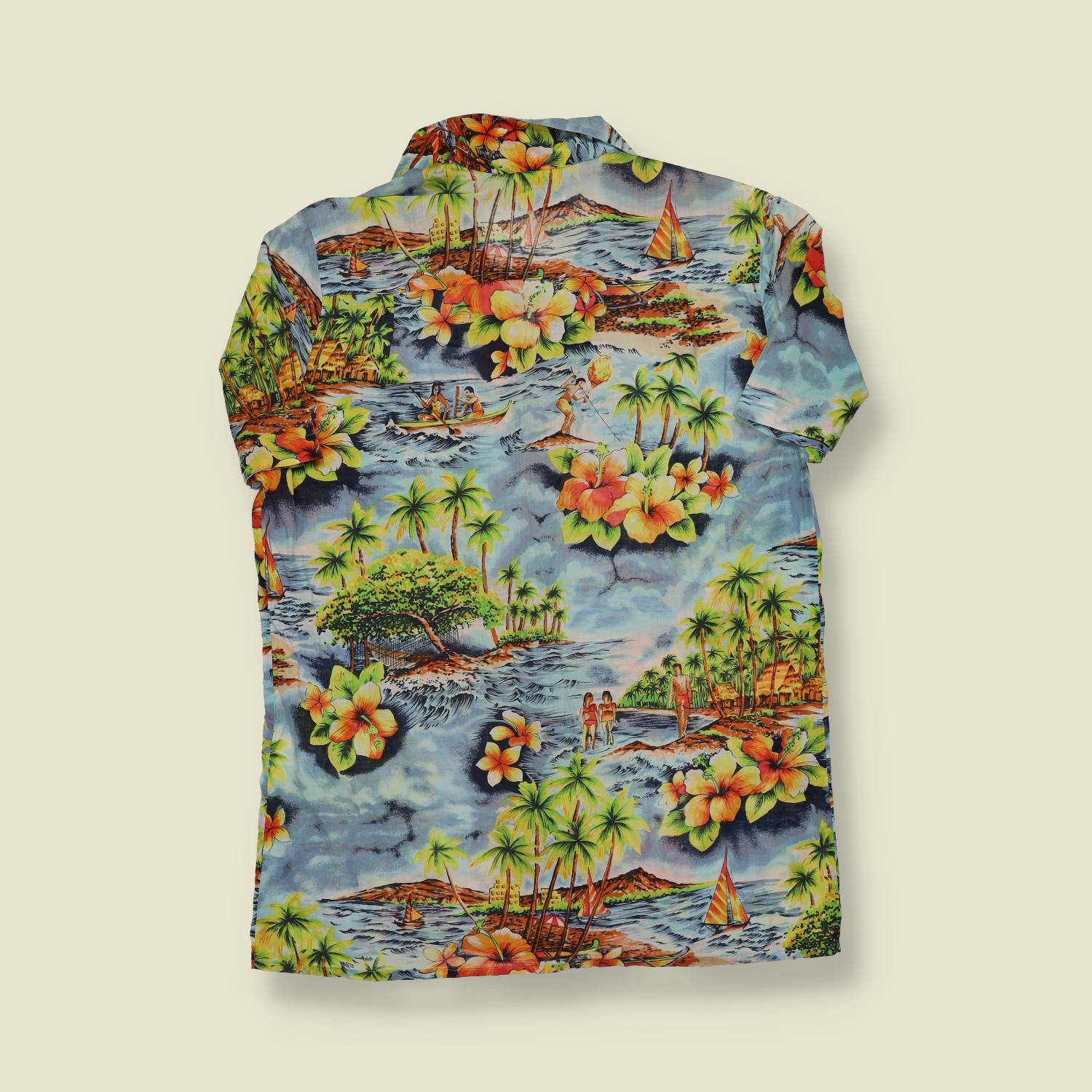 1970s | Hawaiian Print Shirt – Multicolour - S