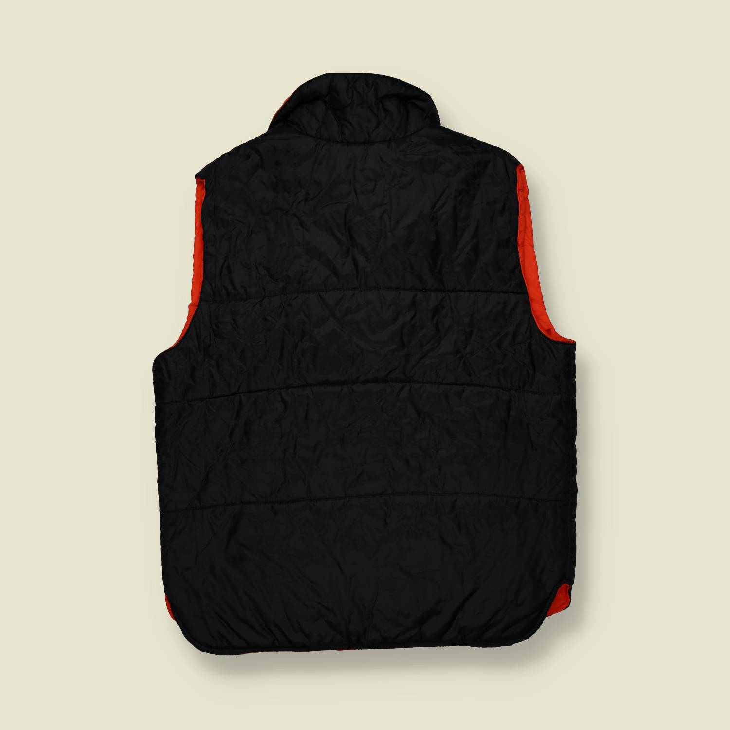 1980s | Aprimatic / Ford Motorsport | Padded Gilet – Black/Orange - M