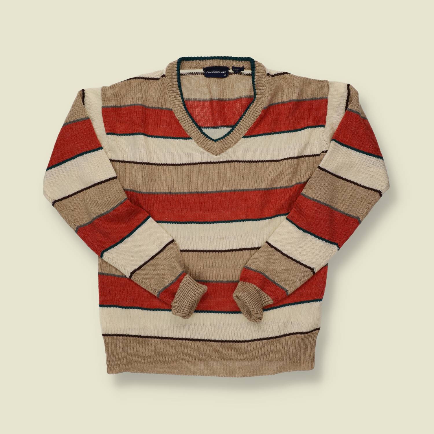 1980s V-Neck Knit- M
