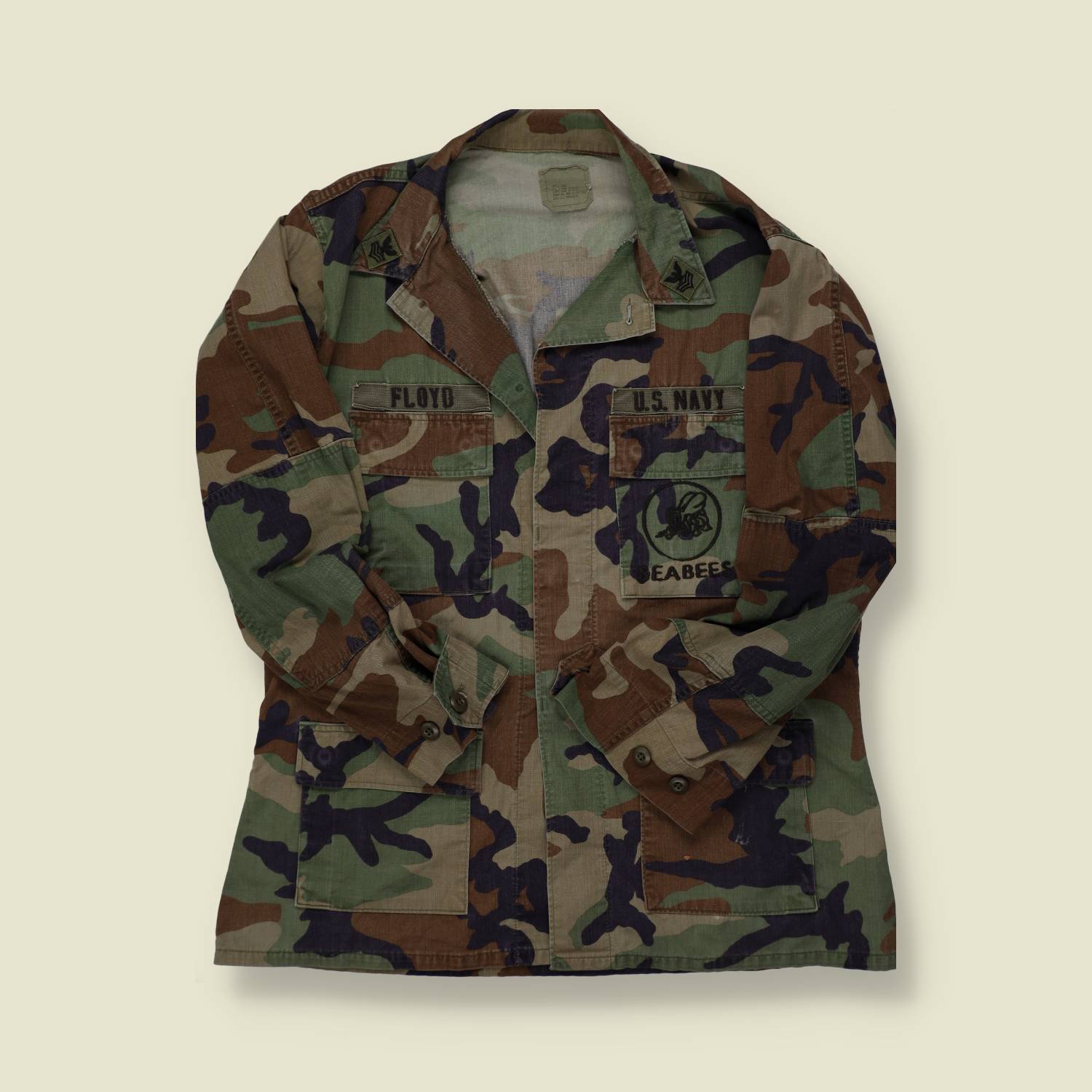 1990s Seabees US Navy M81 Jacket - M