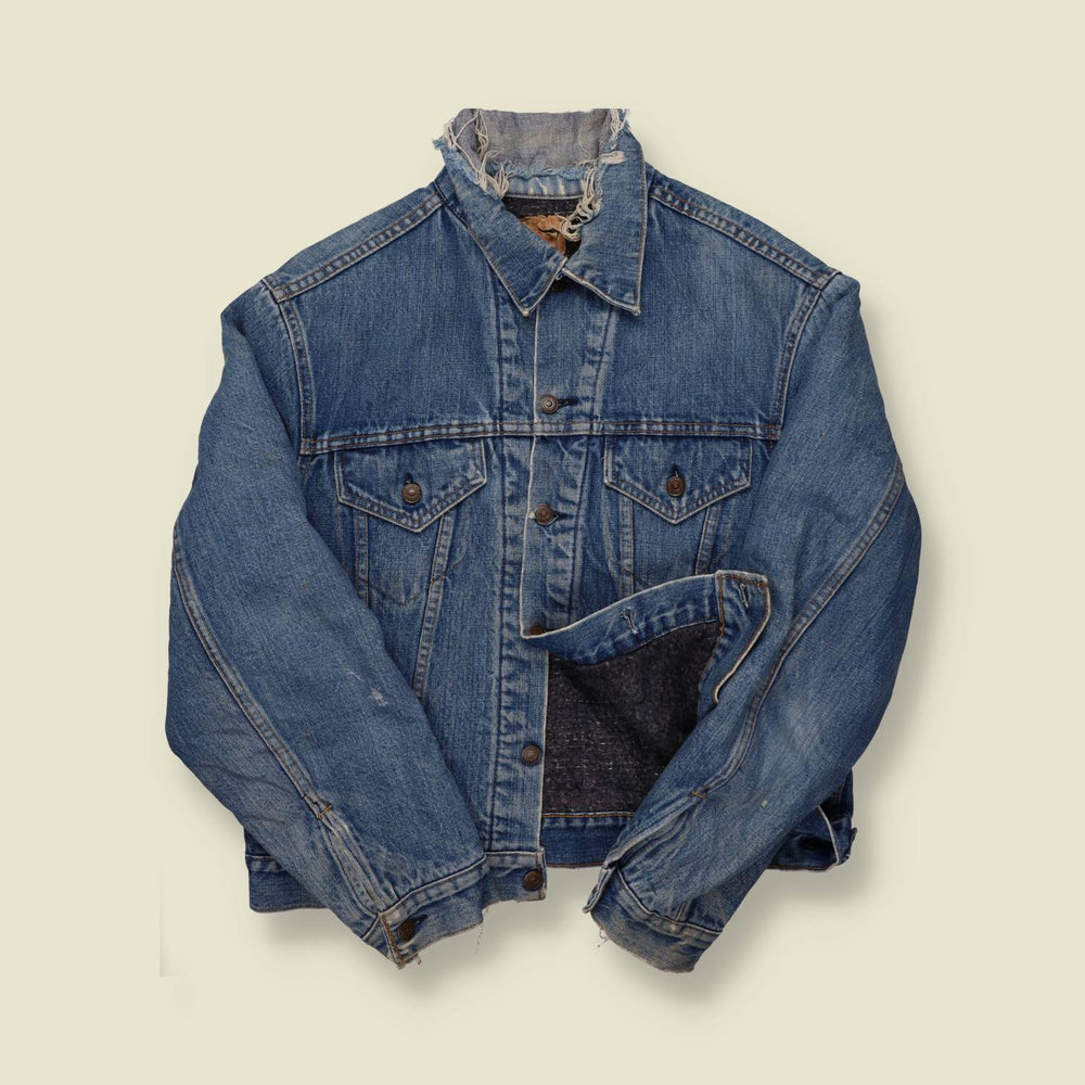 1970s Made In USA Levi's Blanket Lined Jacket - M
